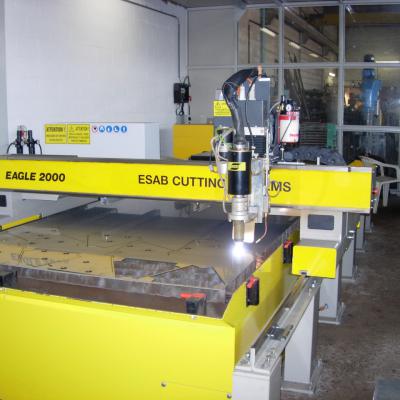 Découpe plasma Haute Définition Acier max ép. 20mm / Inox max ép. 12mm